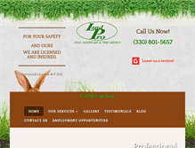 Tablet Screenshot of landprolandscaping.com